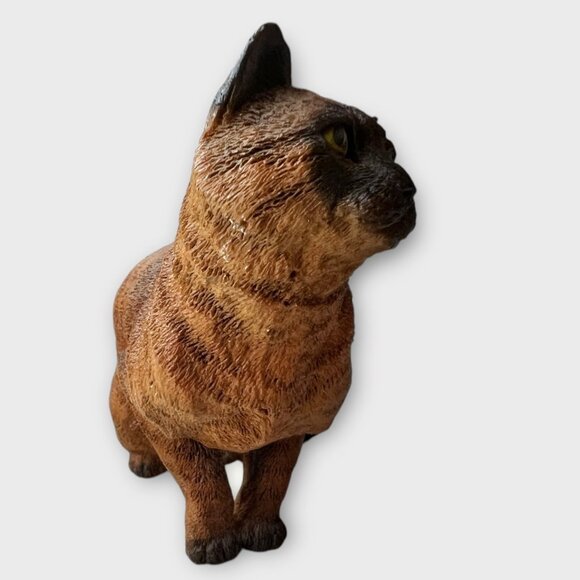 Castagna Hand-Painted Siamese Cat Figurine Resin Sculpture 1988 - Picture 3 of 10